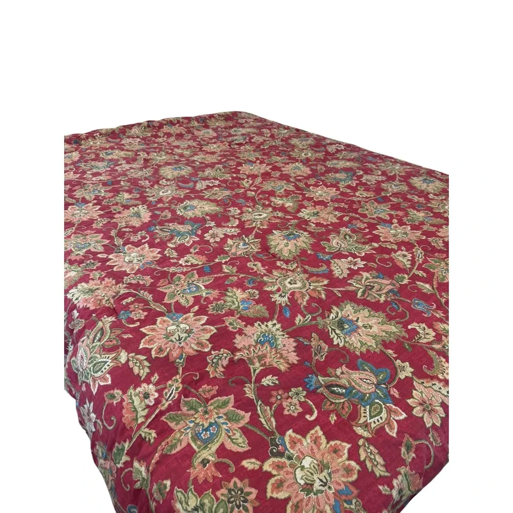 CHAPS Comforter Set with 2 Pillow Shams & Bedskirt Traditional Botanical Queen